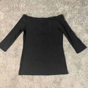 Off the shoulder Black Top